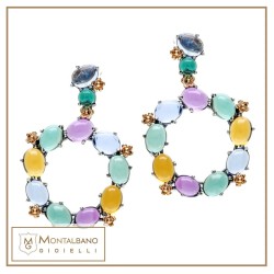 Orecchini Positano cerchio | Gioielli De Nobili